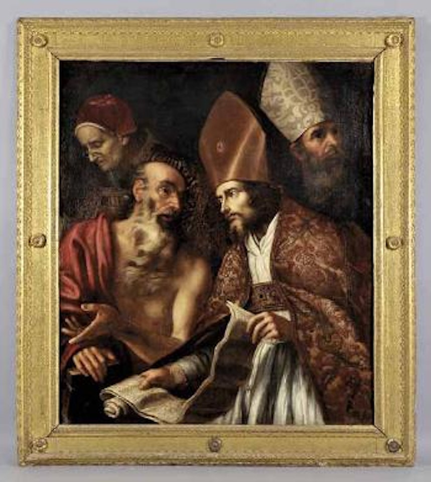 I dottori della Chiesa by Neapolitan School