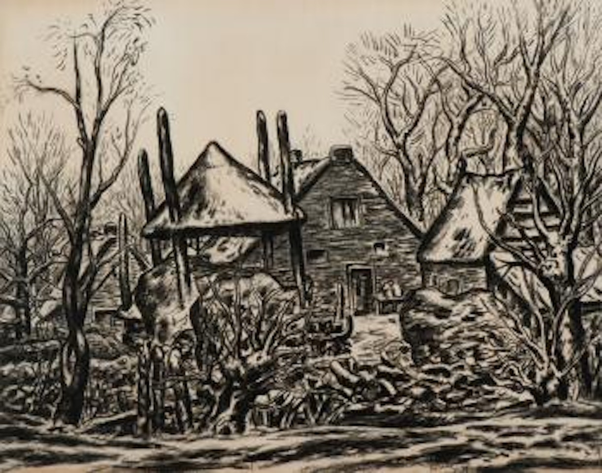 Snow Blaricum by Leo Gestel