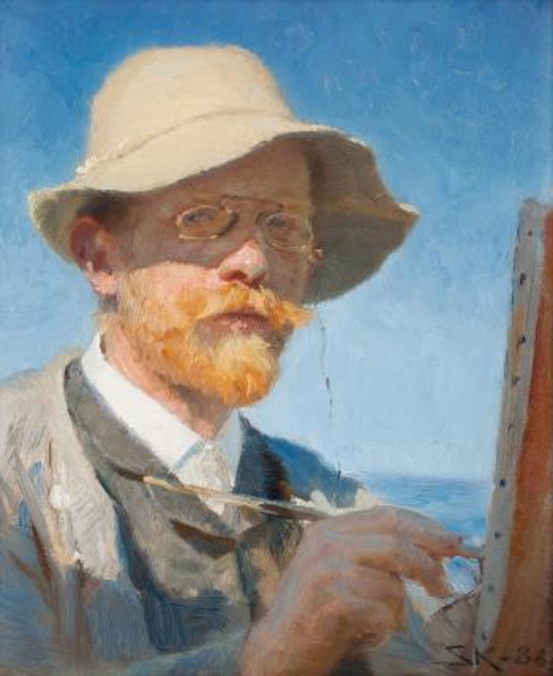 Self portrait by Peder Severin Kröyer