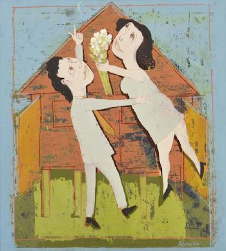 Ron and Sally in love by Andrew Sibley