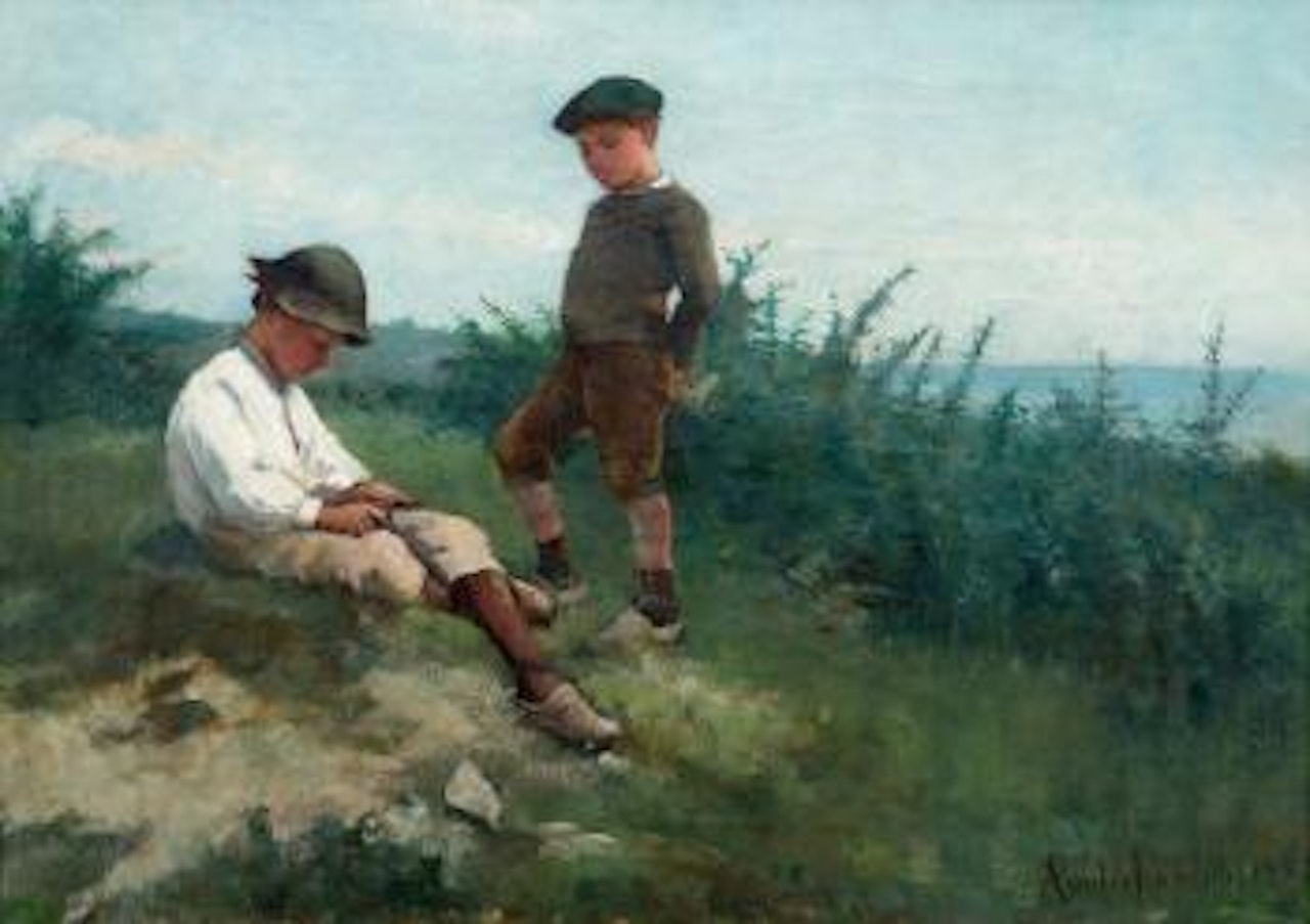 Boys by the shore by Amelie Lundahl