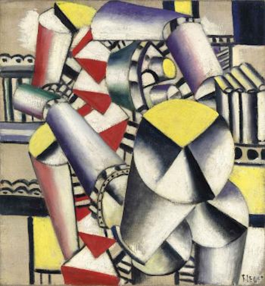 Les cylindres colorés by Fernand Leger
