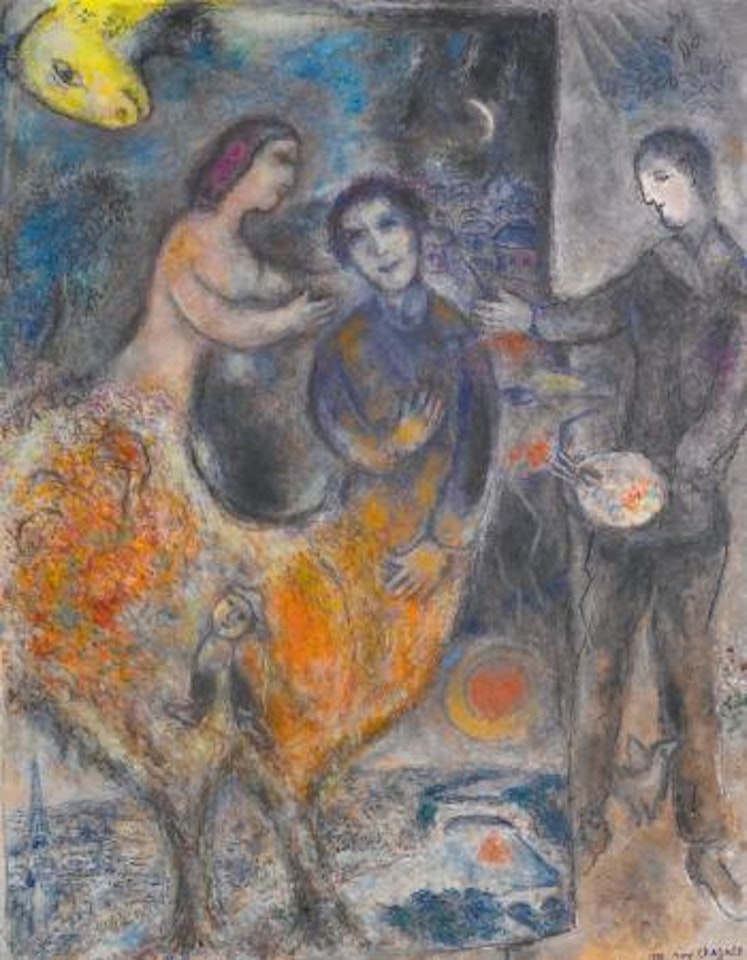 La Muse by Marc Chagall