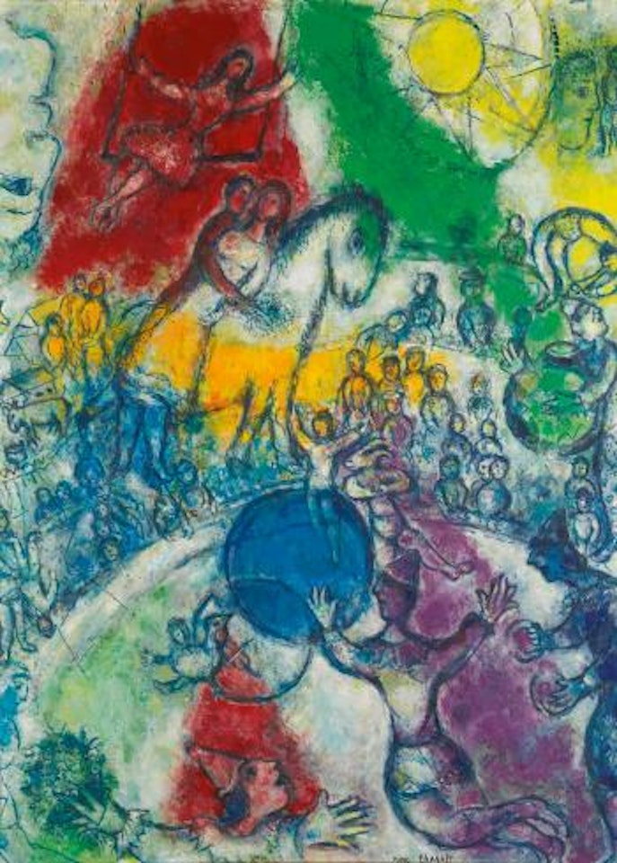 Cirque Au Village by Marc Chagall