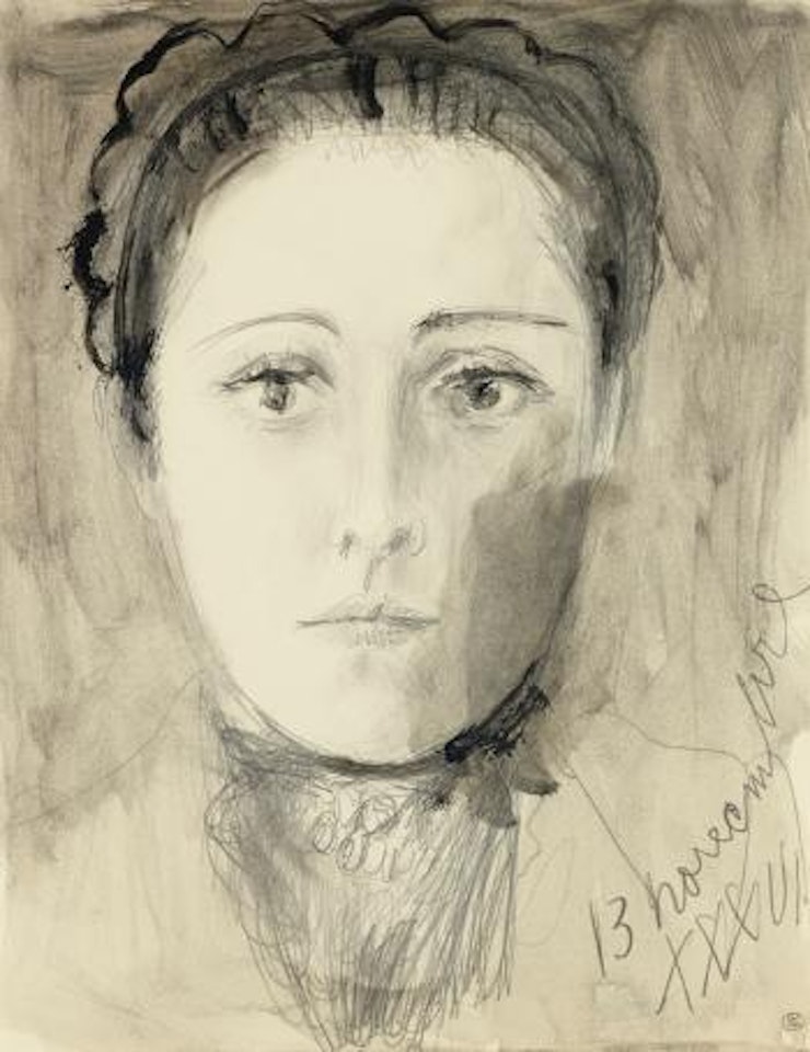 Portrait De Dora Maar (Dora Maar À La Coiffe) by Pablo Picasso