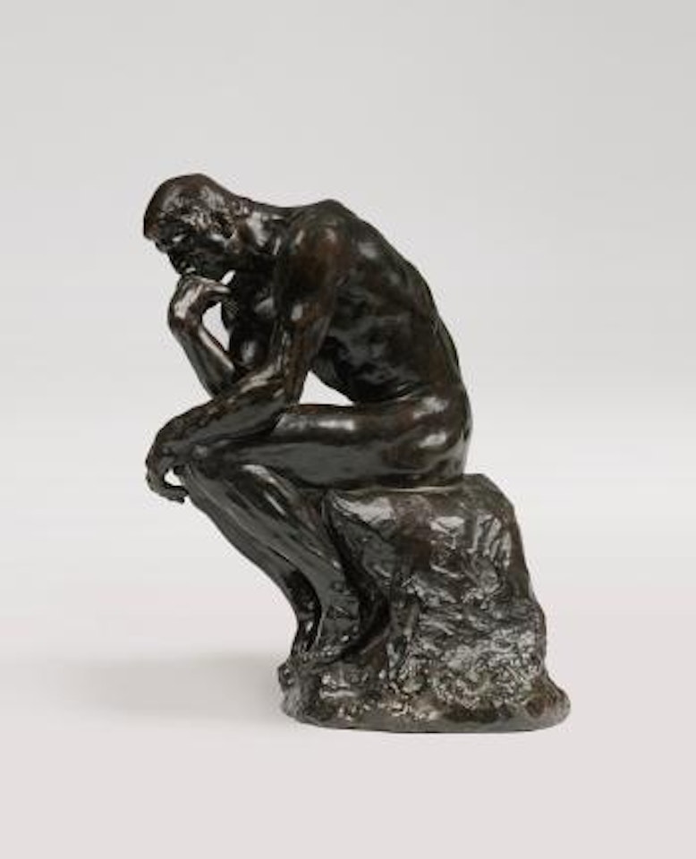 Le Penseur, Petit Modèle, Variante Avec Base Arrondie by Auguste Rodin