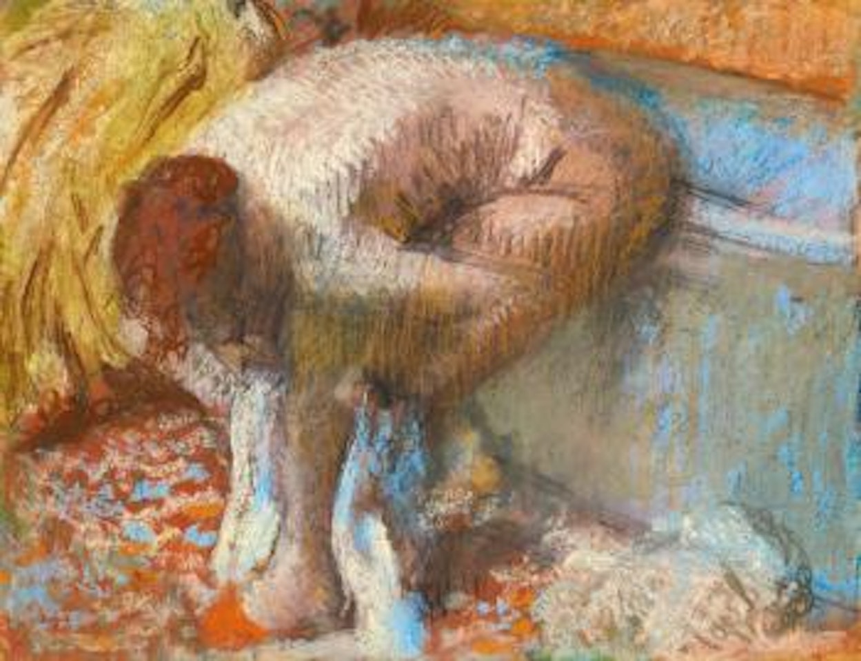 Femme s'Essuyant Les Pieds by Edgar Degas