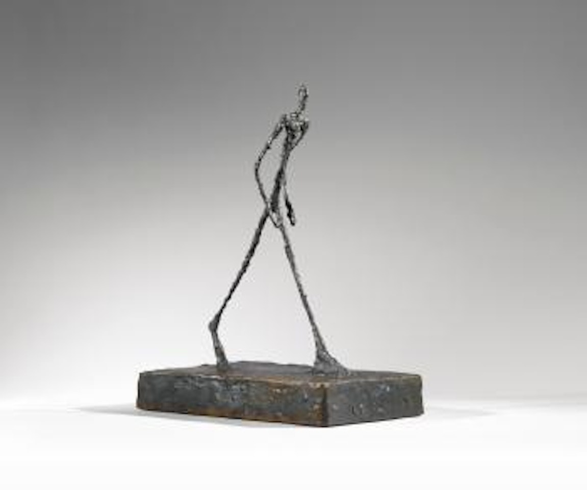 Homme Traversant Une Place Par Un Matin De Soleil by Alberto Giacometti