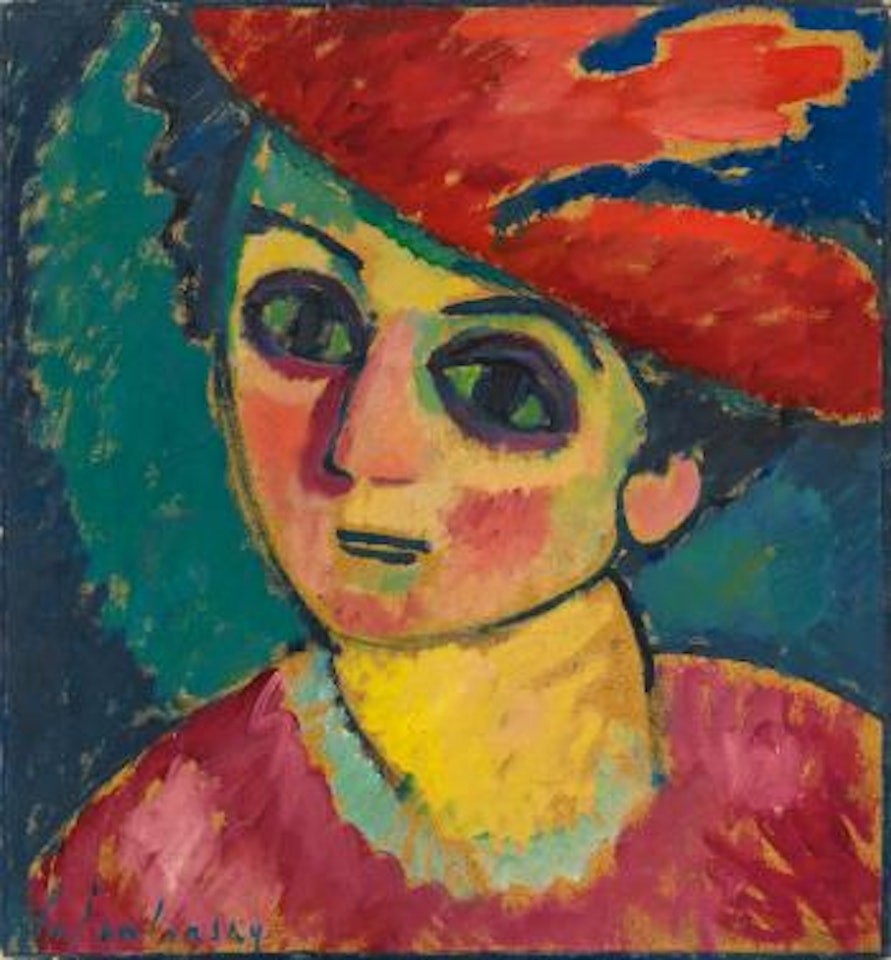 Roter Hut (Red Hat) by Alexej von Jawlensky