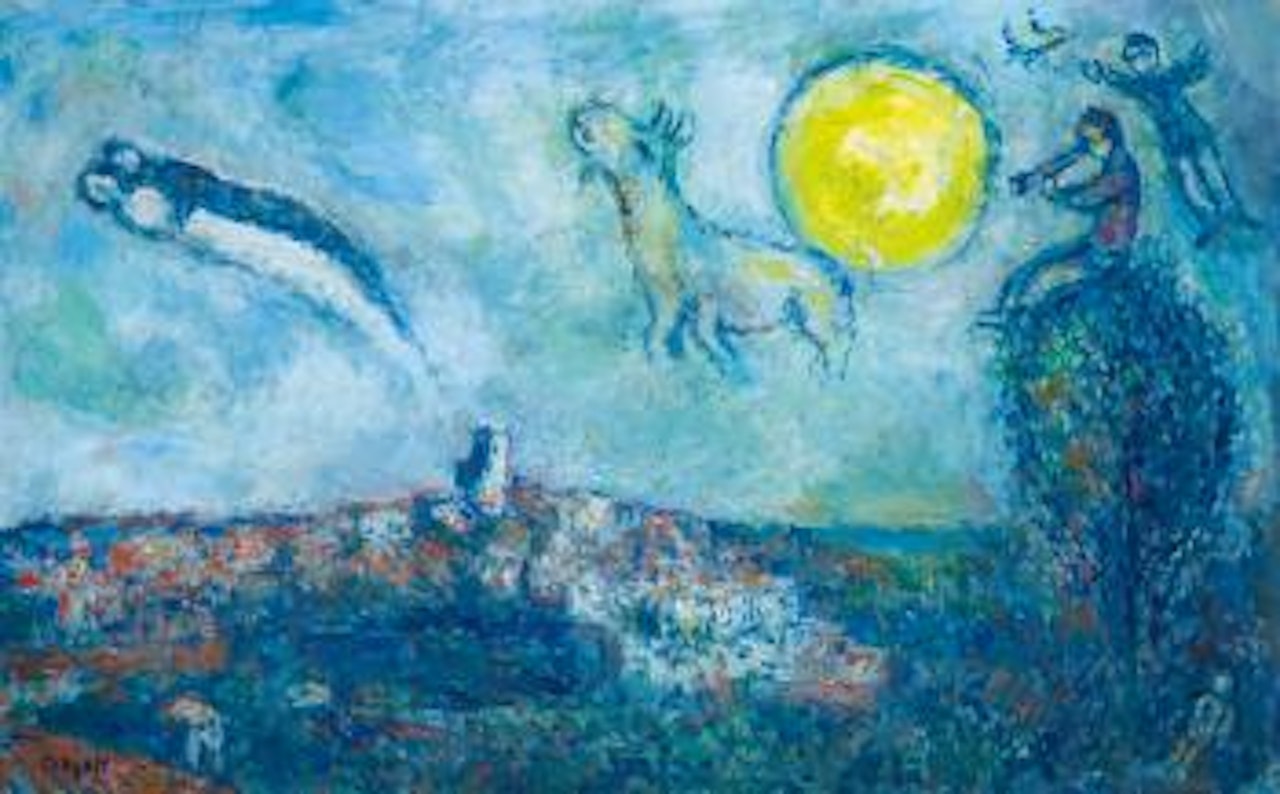 Soleil Dans Le Ciel De Saint-Paul by Marc Chagall