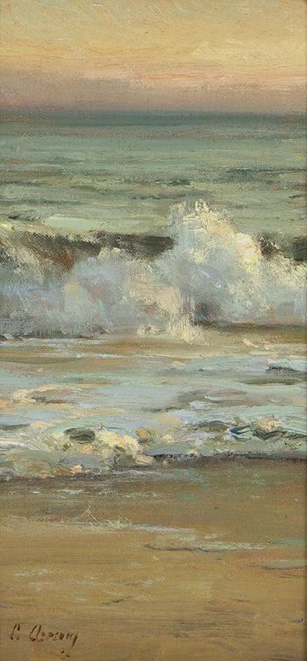Santa Barbara Beach by Clyde Aspevig