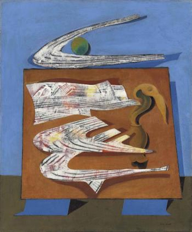 Loplop de mauvaise humeur (Loplop in a bad mood) by Max Ernst