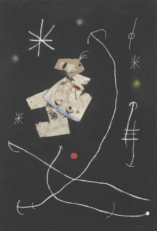 Personnage et étoiles dans la nuit (Figure and Stars in the Night) by Joan Miró