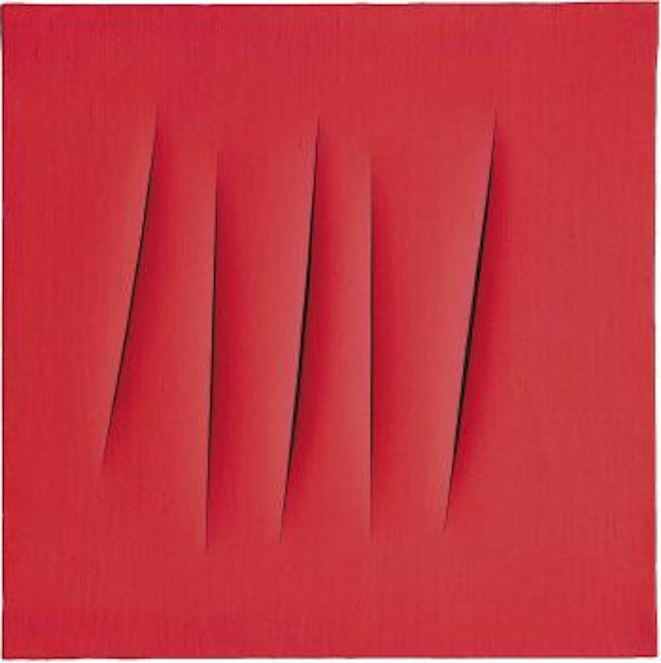 Concetto spaziale, Attese by Lucio Fontana