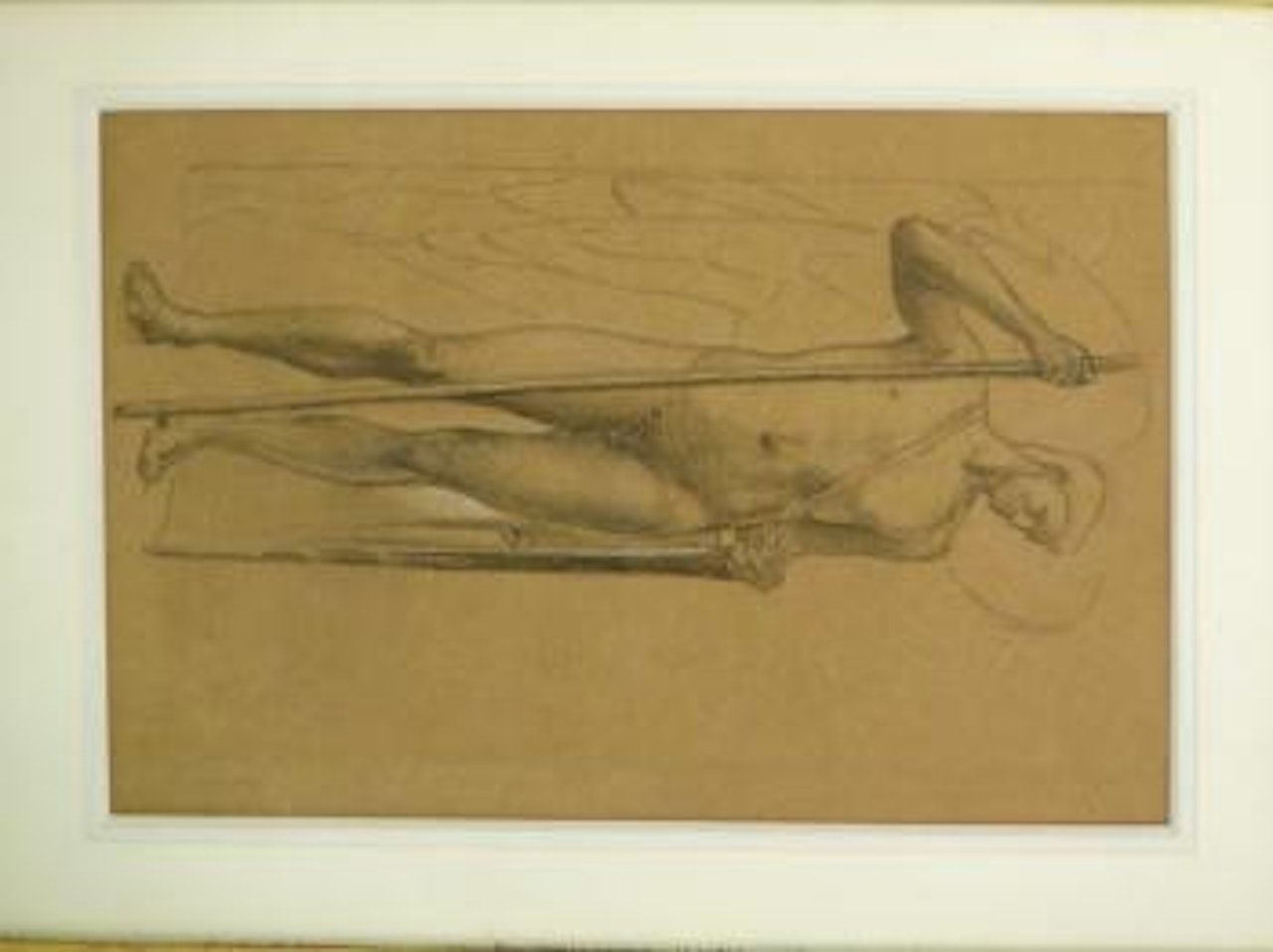 Study For St Michael by Edward Coley Burne-Jones