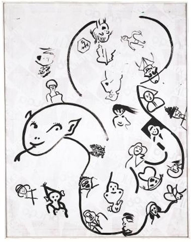 Freundliche Schlange by Sigmar Polke