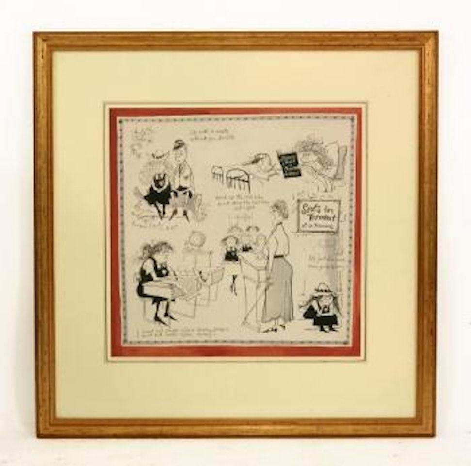 Souls in torment at St Trinians by Ronald Searle