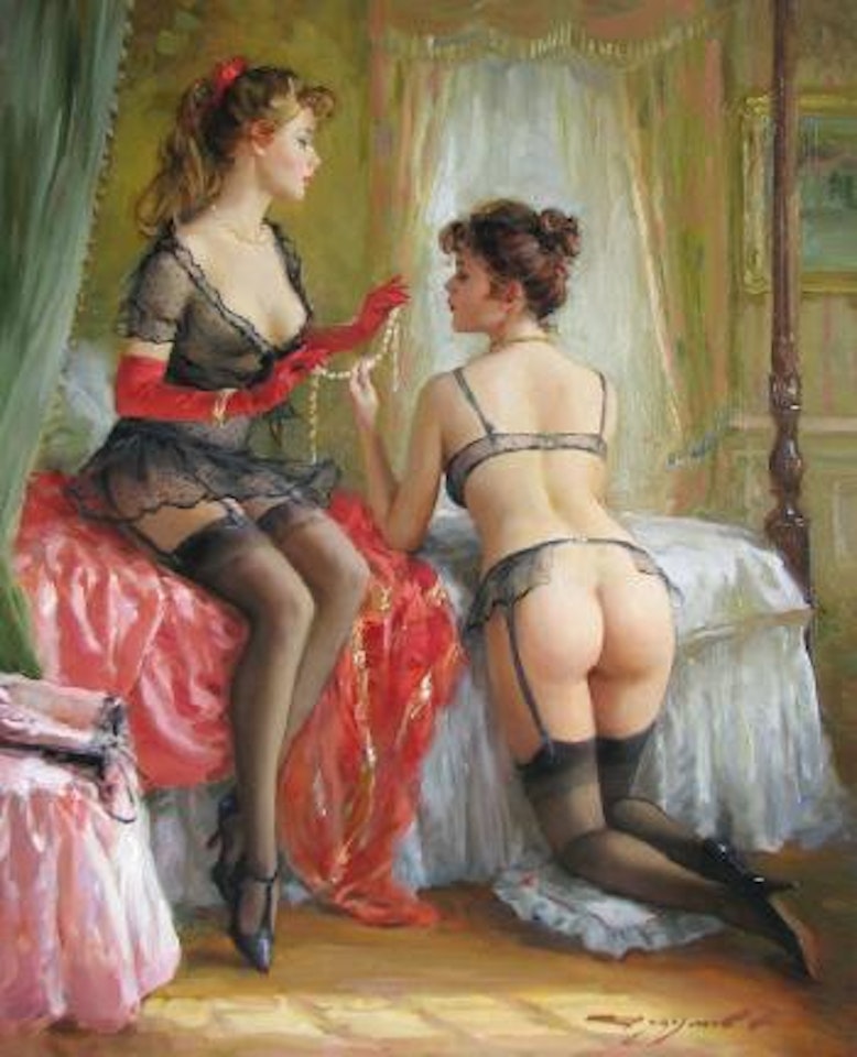 The Pearl Necklace by Constantin Razoumov