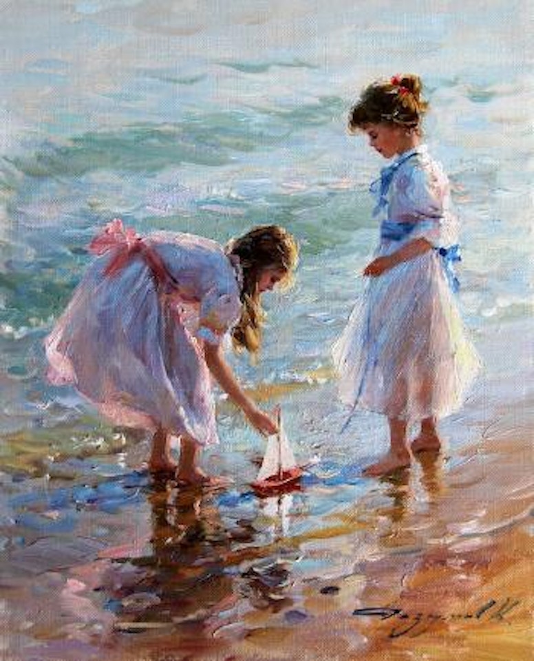 Sunday at the Beach by Constantin Razoumov