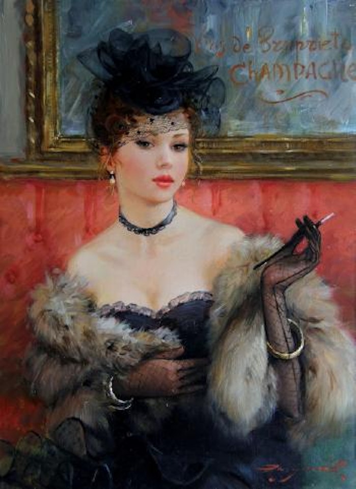 Fox Fur Wrap by Constantin Razoumov