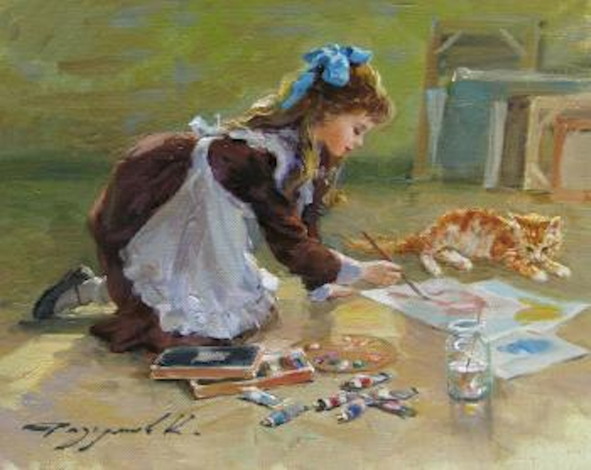 A Young Artist by Constantin Razoumov
