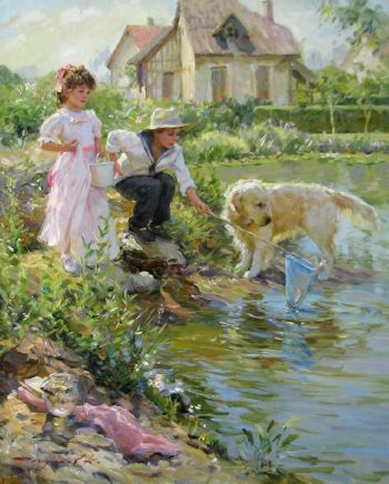 Little Fishermen by Constantin Razoumov