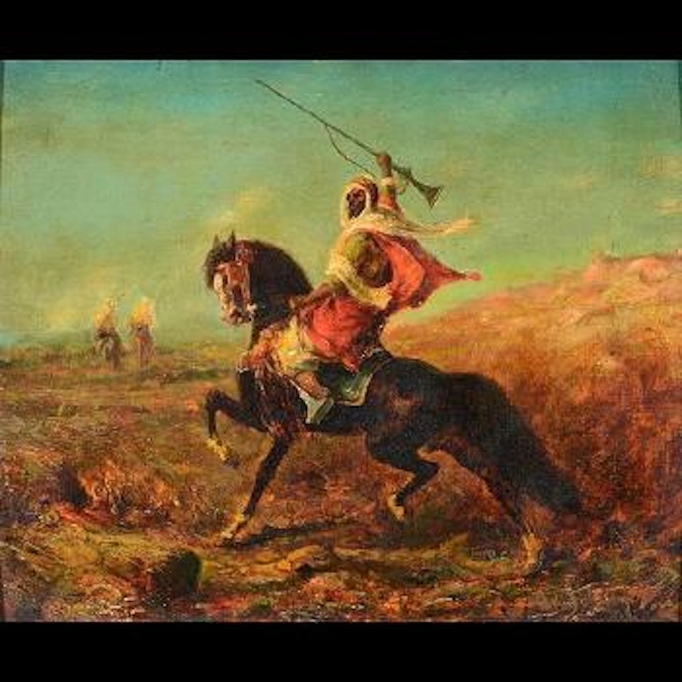 Arabian Horseman by Adolf Schreyer