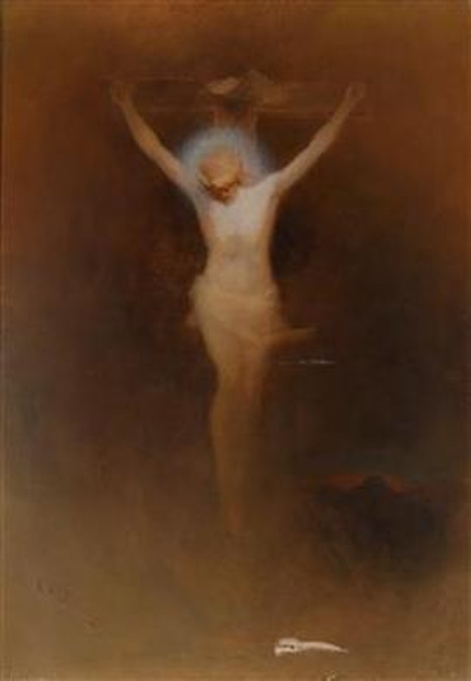 Christ on the cross by Karl Wilhelm Diefenbach