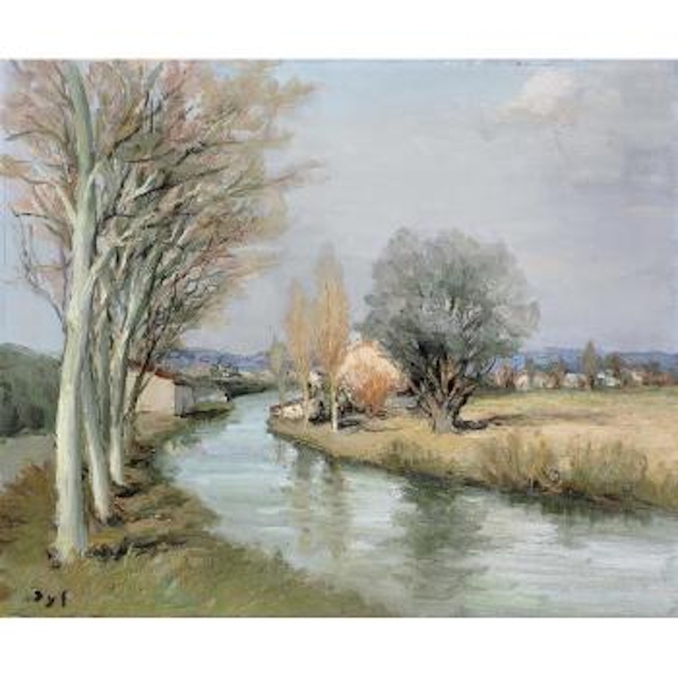 La Mauldre près de Beynnes by Marcel Dyf