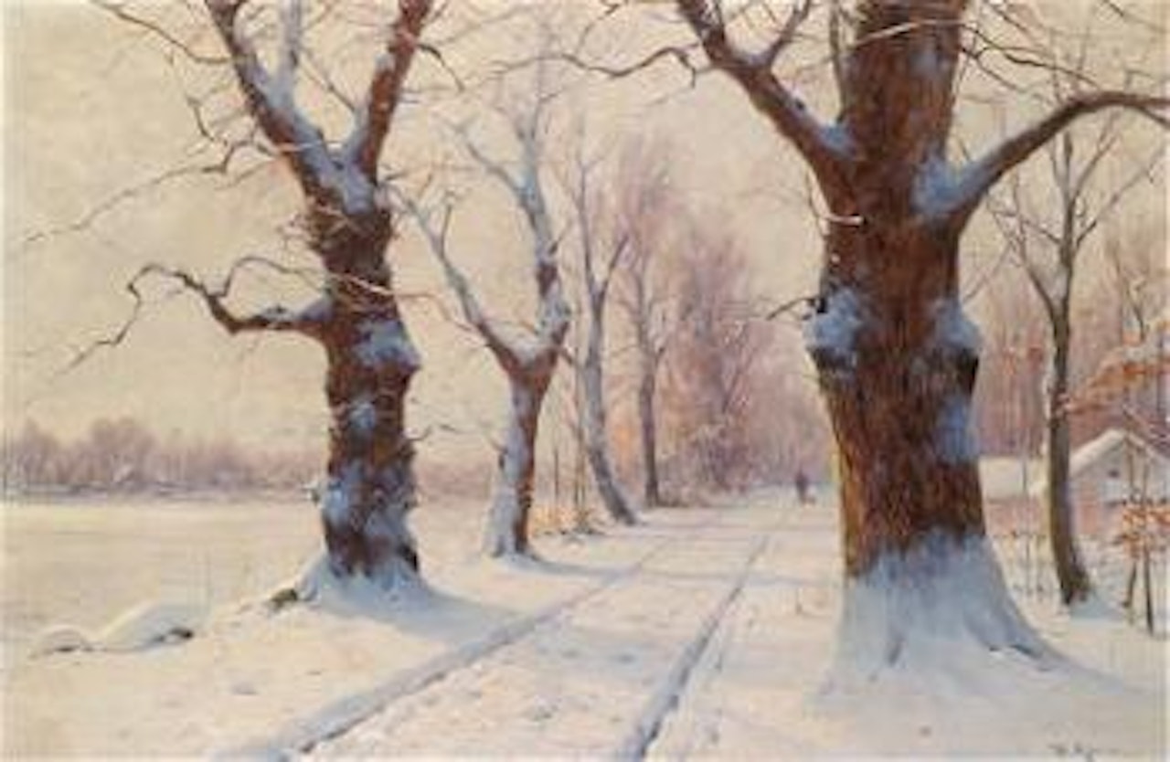 A sunny winter's day by Walter Moras
