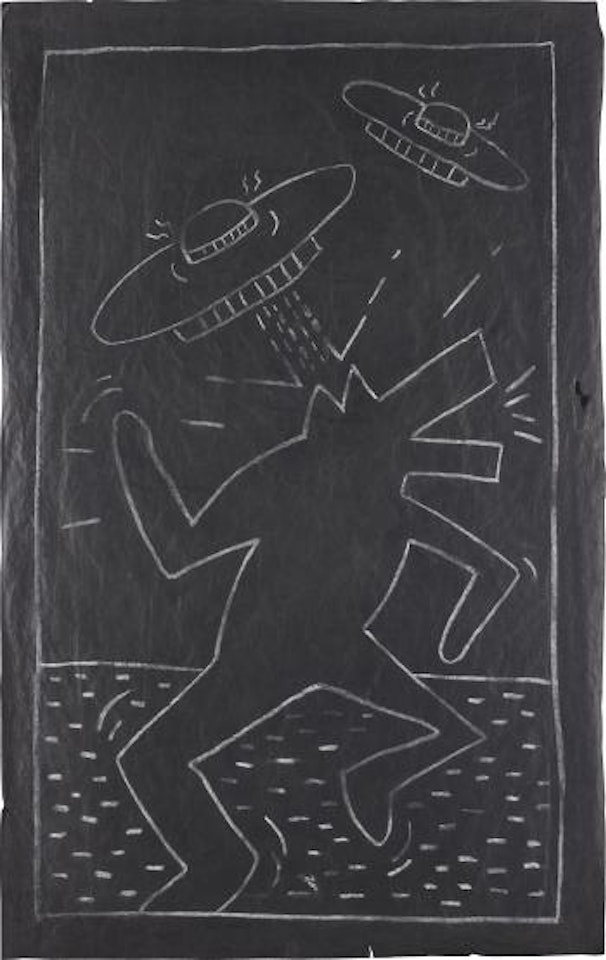 Barking Dog and Spaceships by Keith Haring