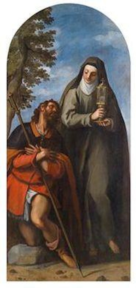 Saints Roch and Clare by Jacopo Palma il Giovane
