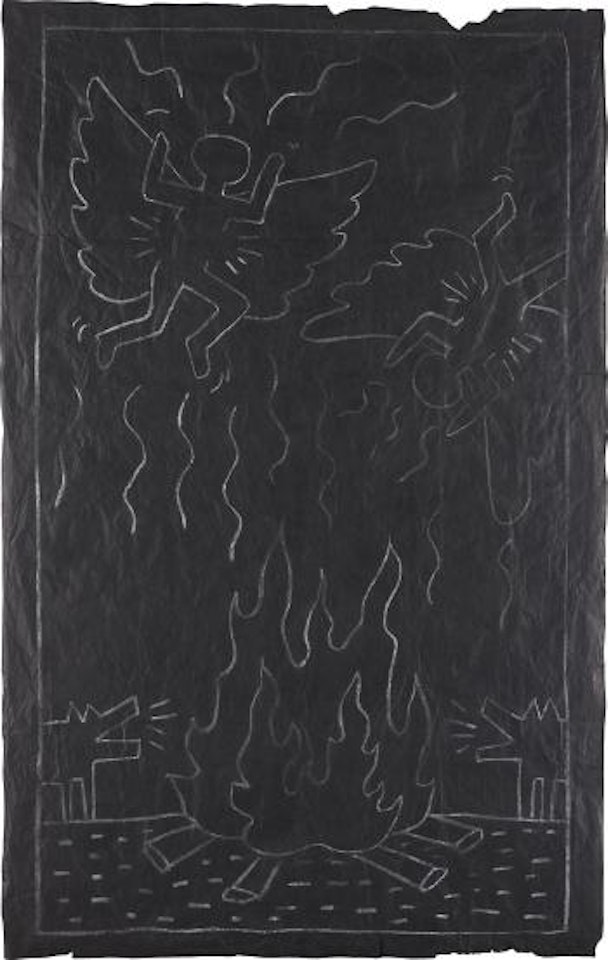 Angels and Coyotes by Keith Haring