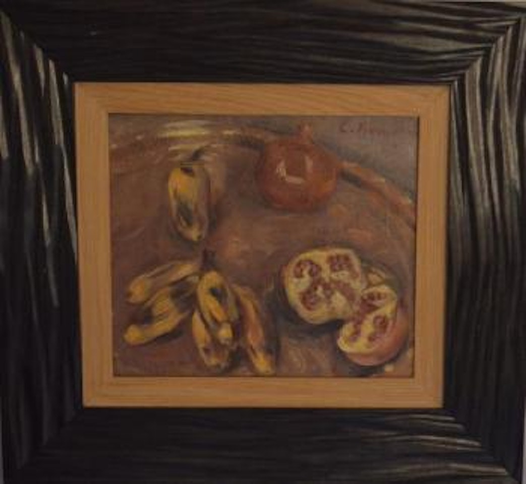 Nature morte aux bananes et grenades by Emile Bernard