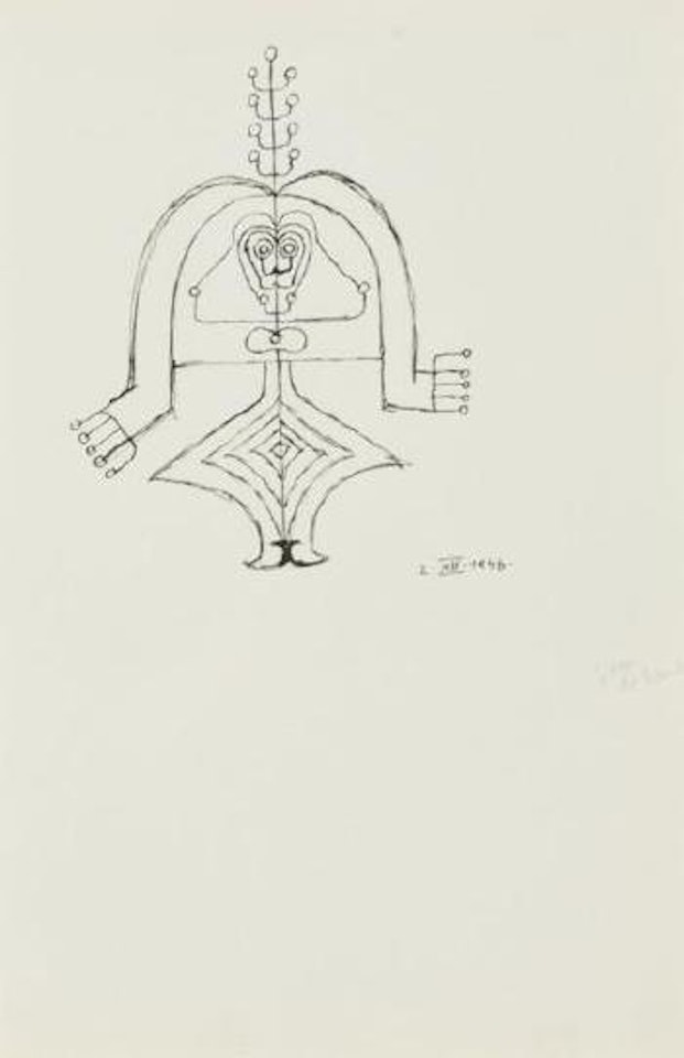 Figure symétrique by Victor Brauner