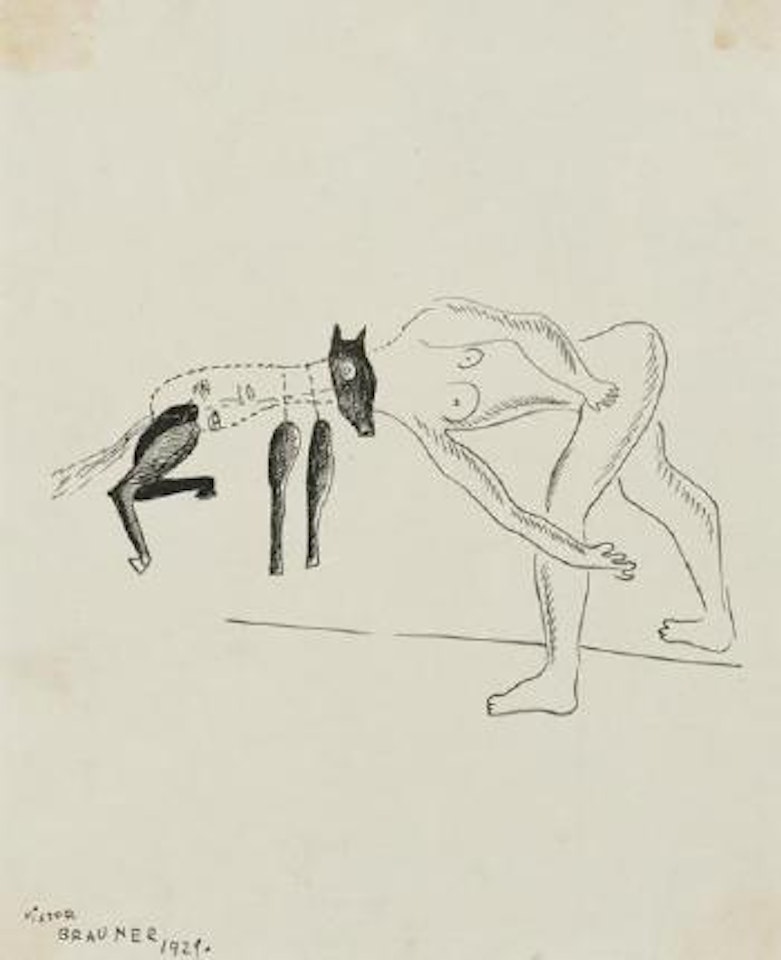 Femme zoomorphe by Victor Brauner
