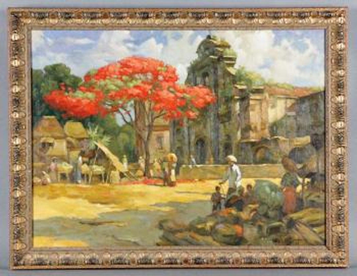Marketplace by Fernando Amorsolo