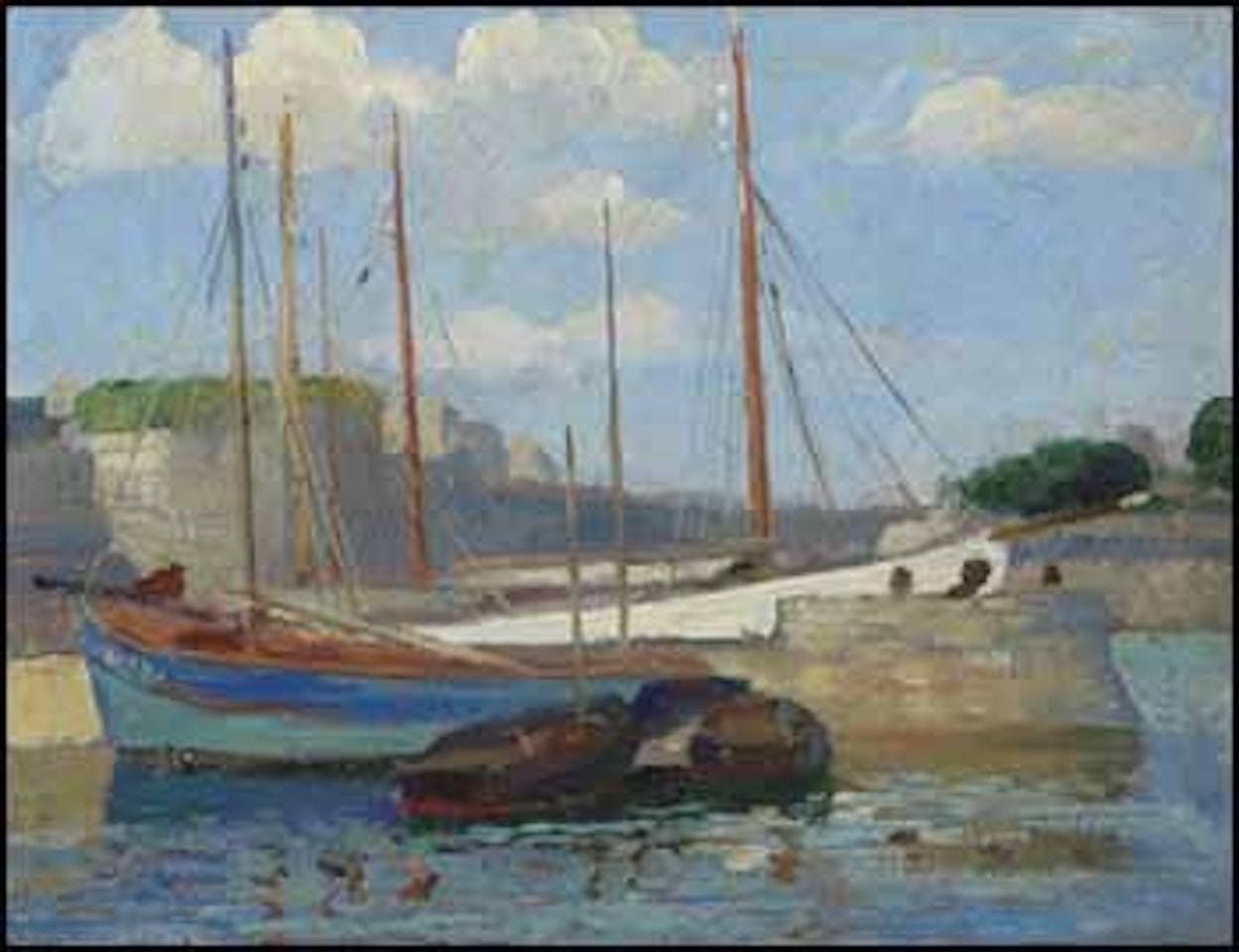 Fishing boats, Concarneau by Robert Pilot