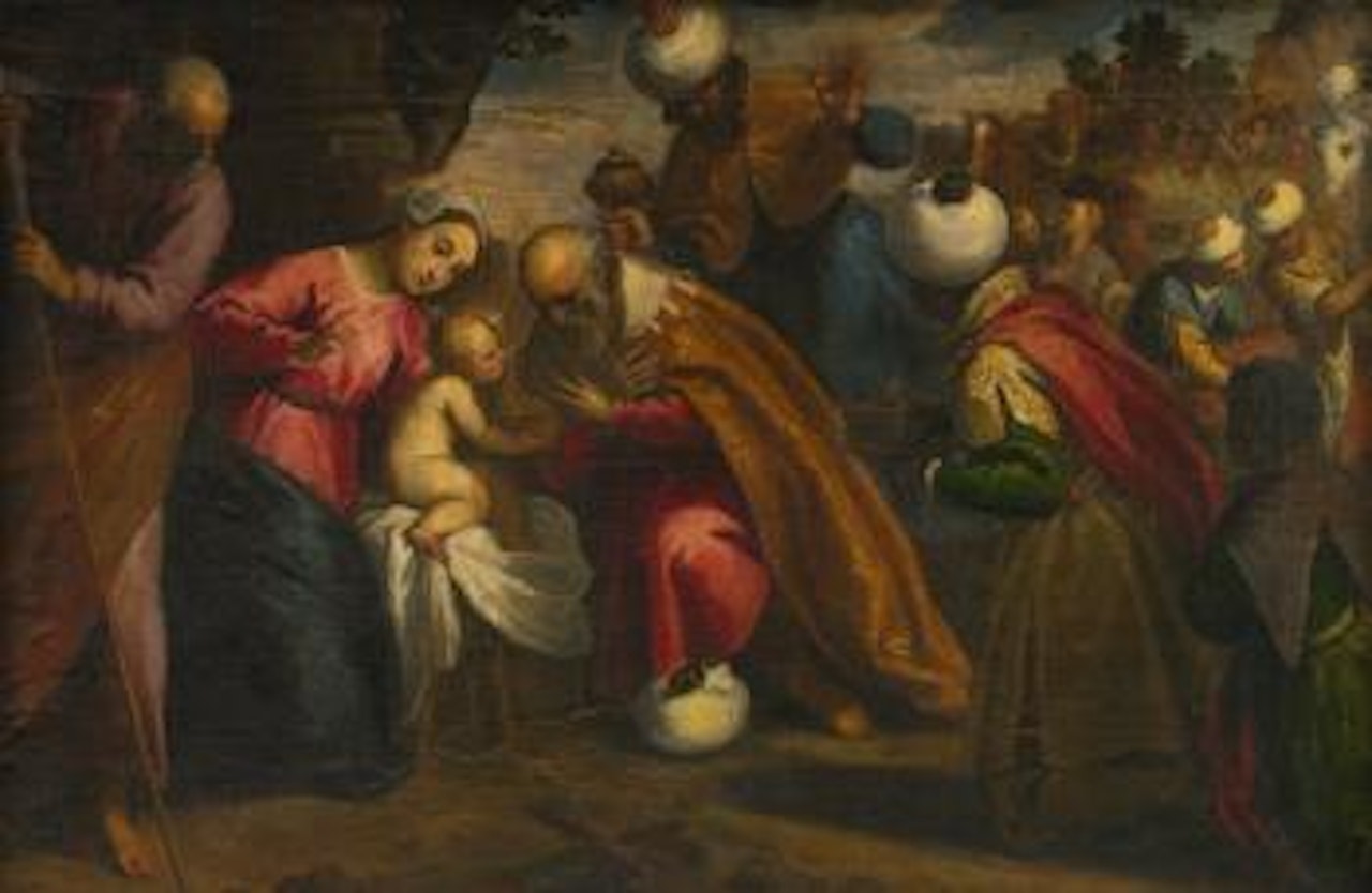 Adoration Of The Magi by Jacopo Palma il Giovane