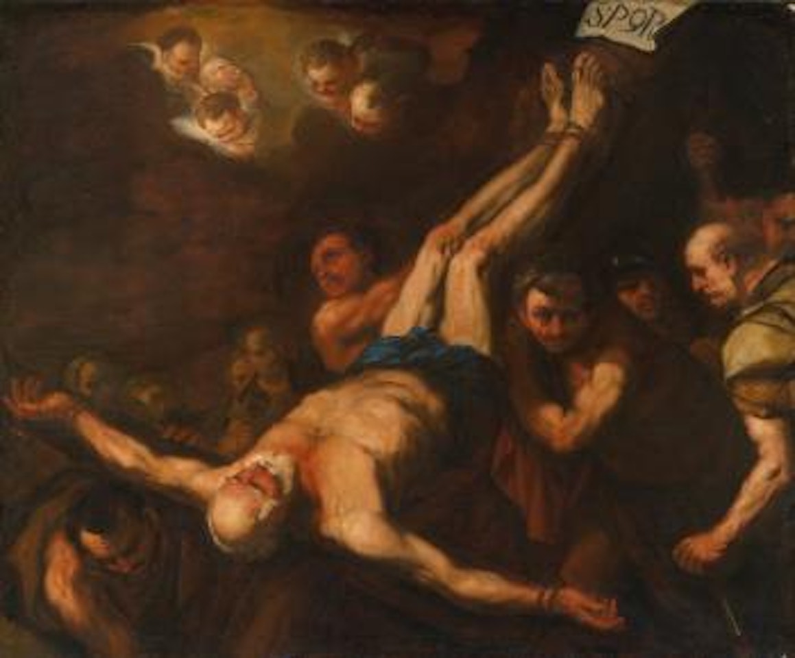 Crucifixion of St. Peter by Circle of Luca Giordano