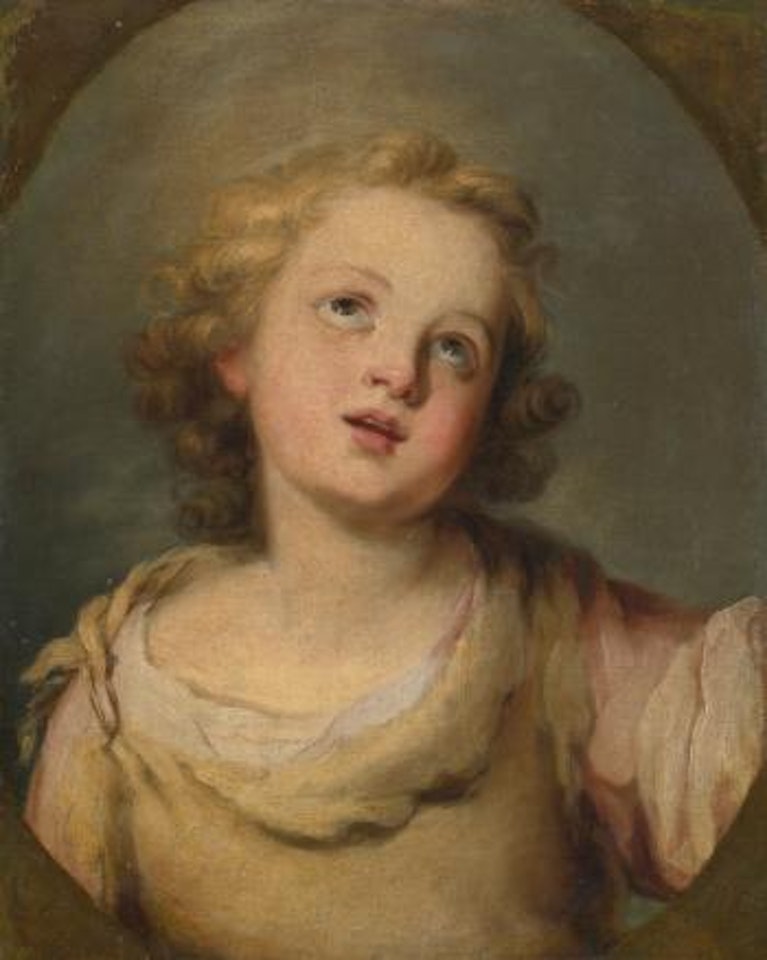 Head Of The Infant Christ by Bartolomé Esteban Murillo