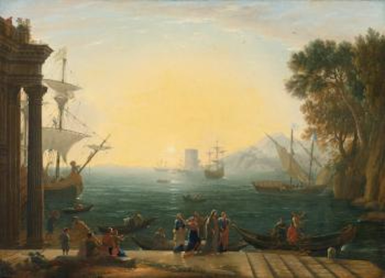 The Embarkation Of St. Paula by Claude Lorrain