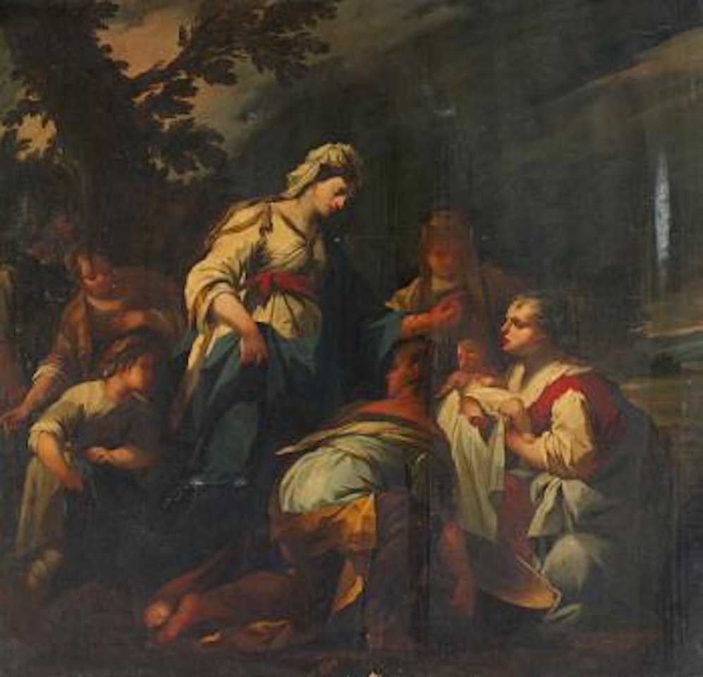 The Finding Of Moses by Venetian School