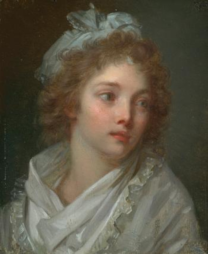 Portrait Of A Young Lady by Marie Louise Elisabeth Vigee-Lebrun