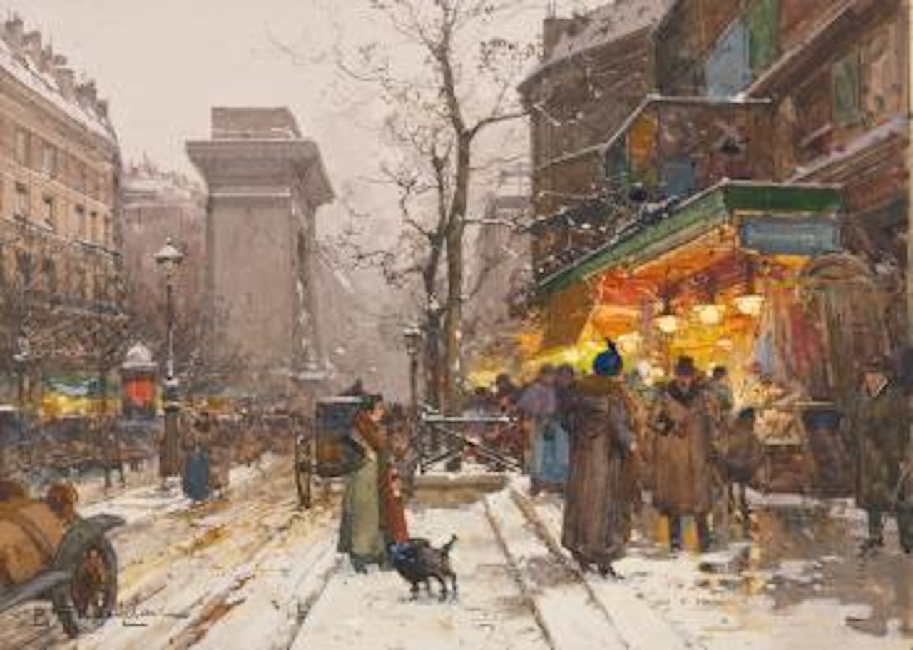 Boulevard De Bonne-nouvelle by Eugene Galien-Laloue