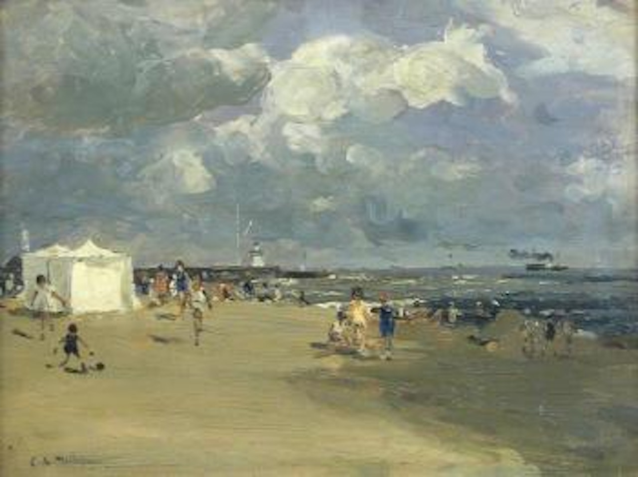 Gorelston sands by Campbell Mellon