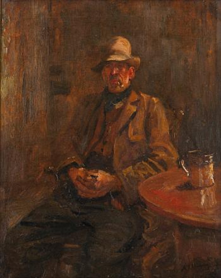 The Poacher by Alfred James Munnings