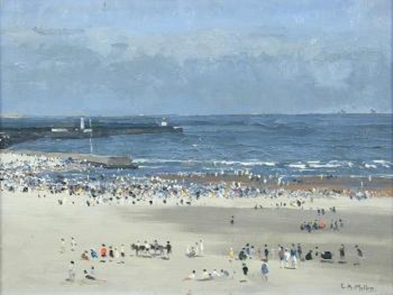 Gorleston - high summer by Campbell Mellon