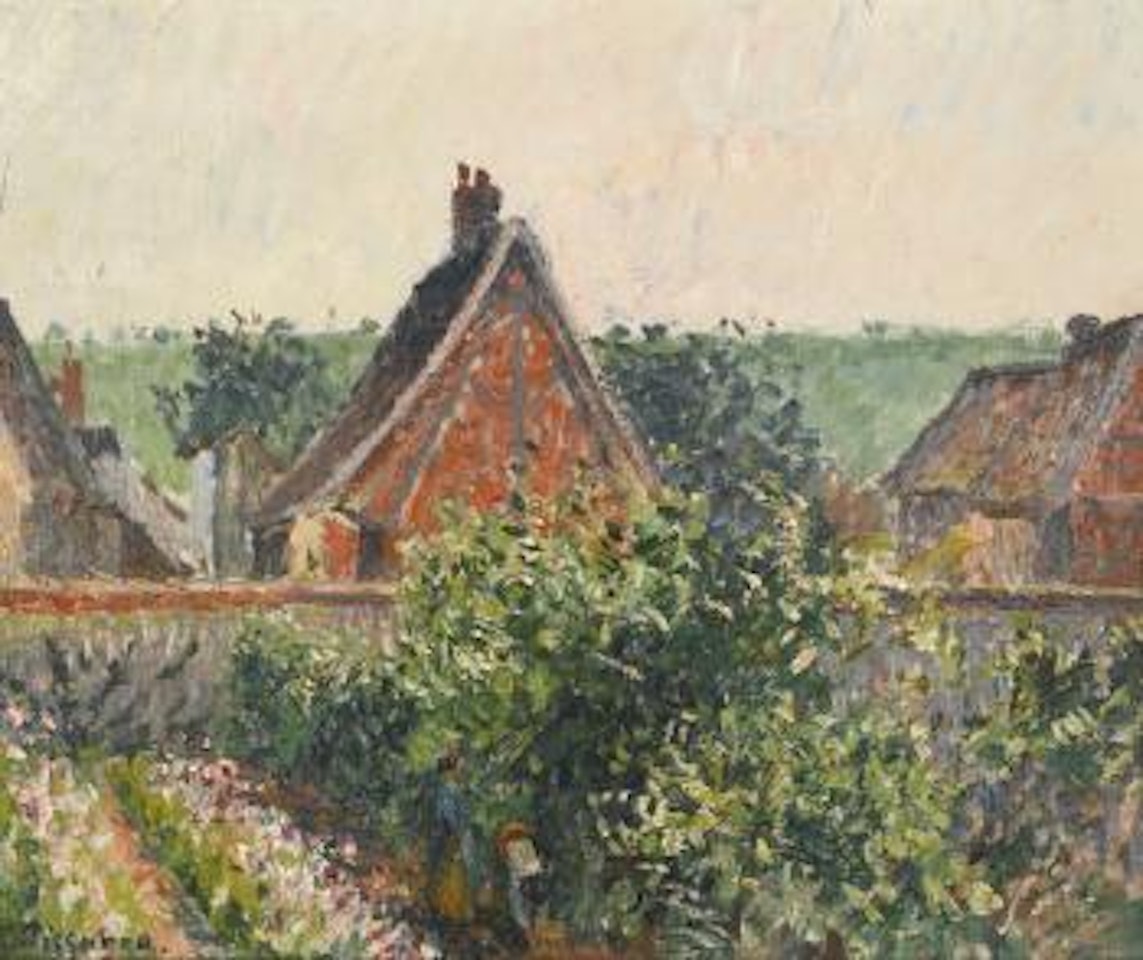 Coin Du Jardin À Eragny by Camille Pissarro