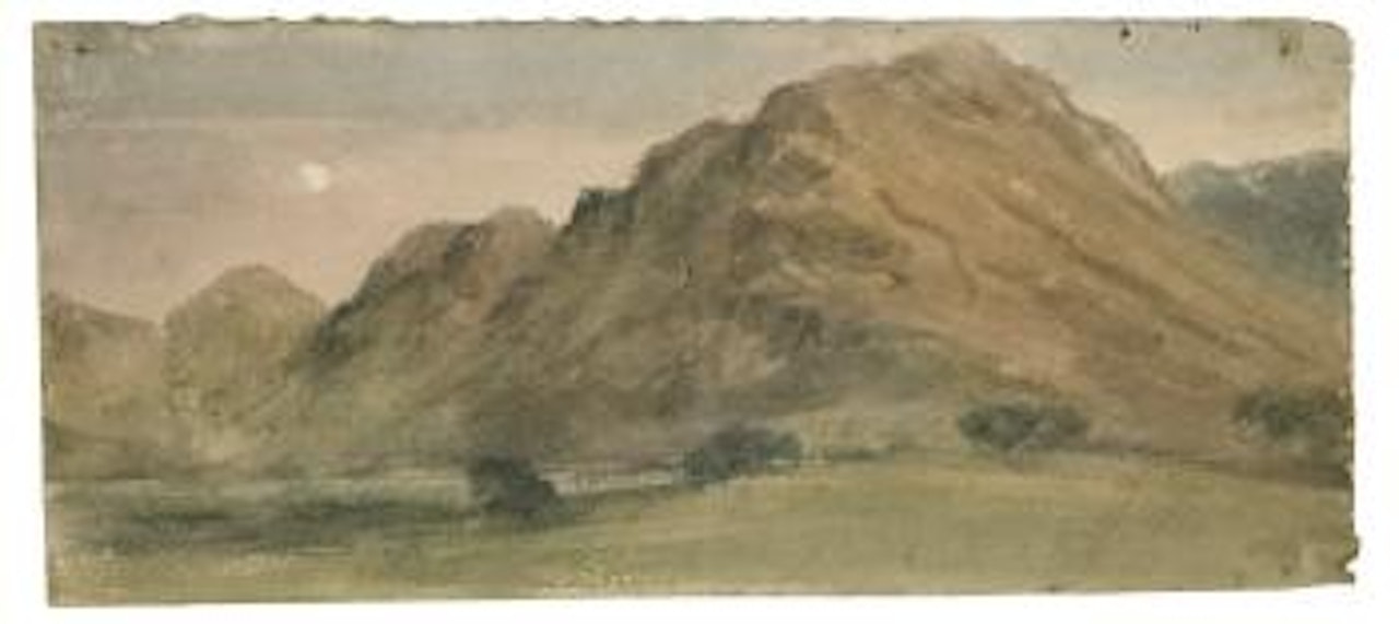 Borrowdale By Moonlight - Recto; The Bridge At Watendlath - Verso by John Constable